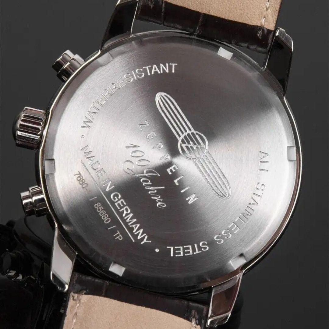 Men's 100 Years Leather Strap Watch – view 4