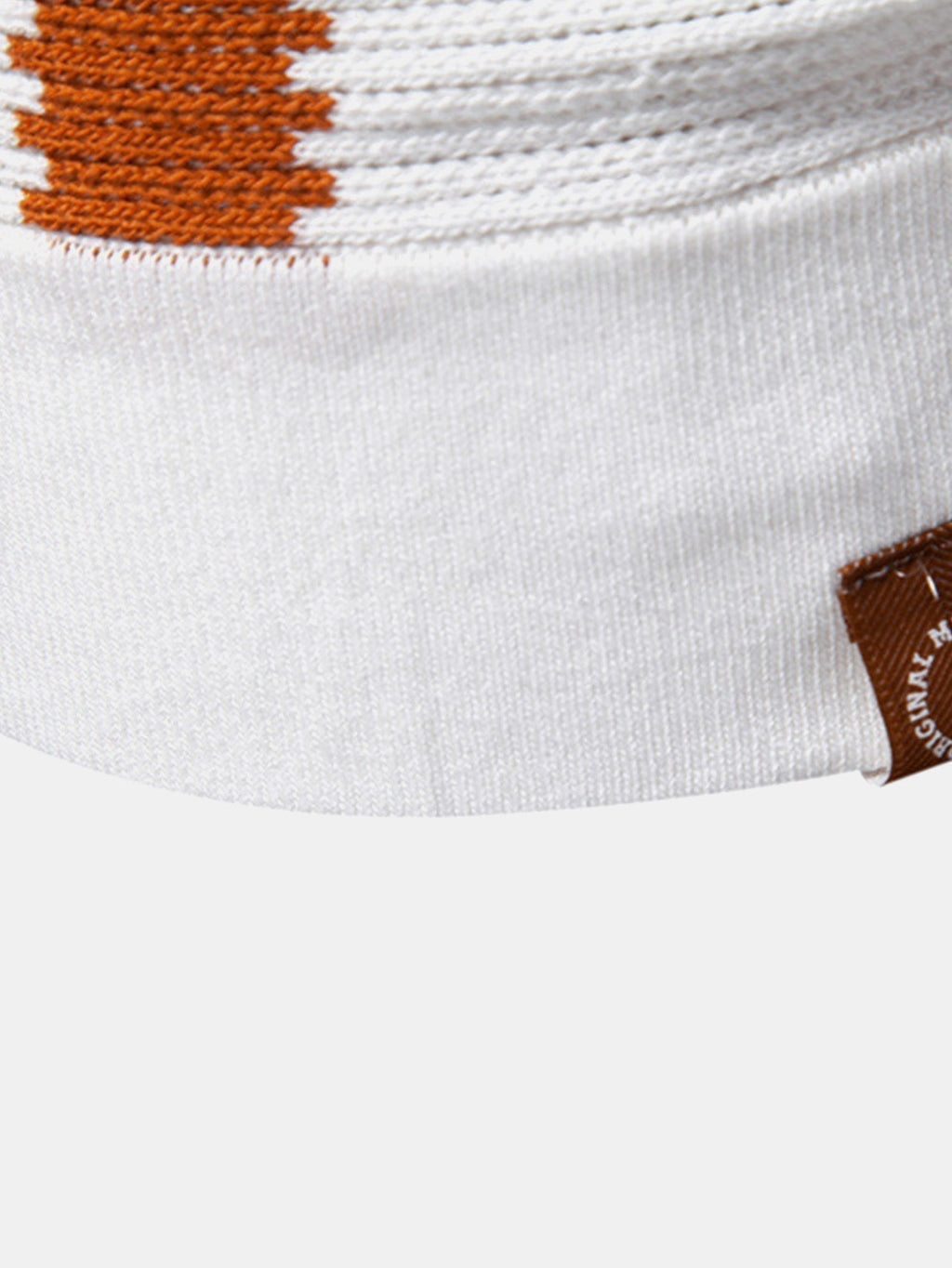 Men's Contrast Stripe V-Neck Knit Polo Shirt – view 12