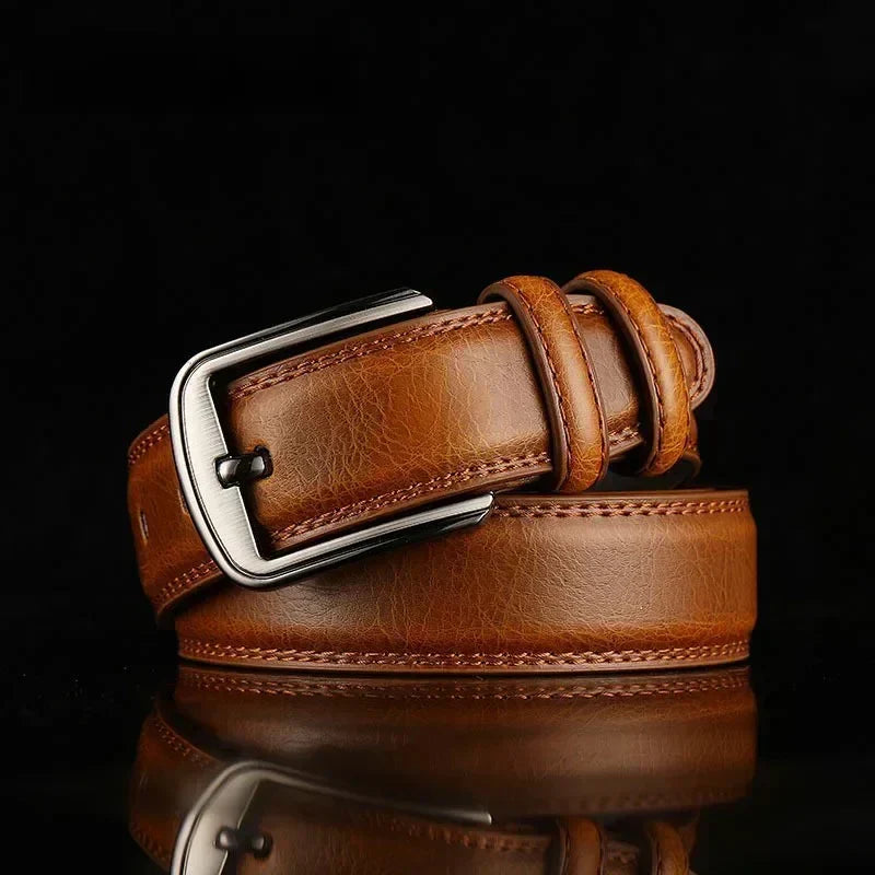 Heritage Men's 100% Cowhide Leather Belt – view 2