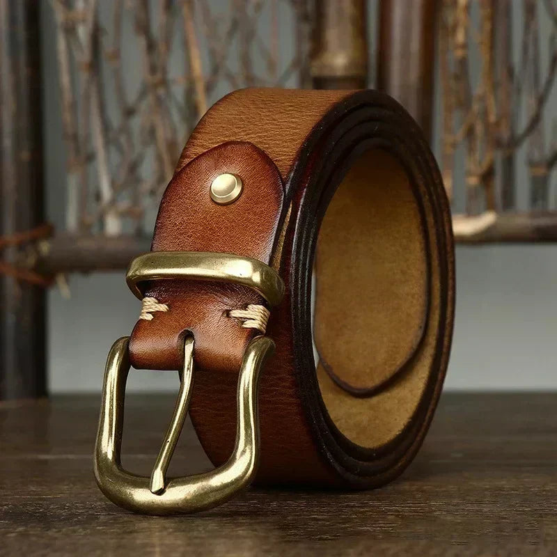 Valdrin Men's Handcrafted Leather Belt – Belgravia Wear