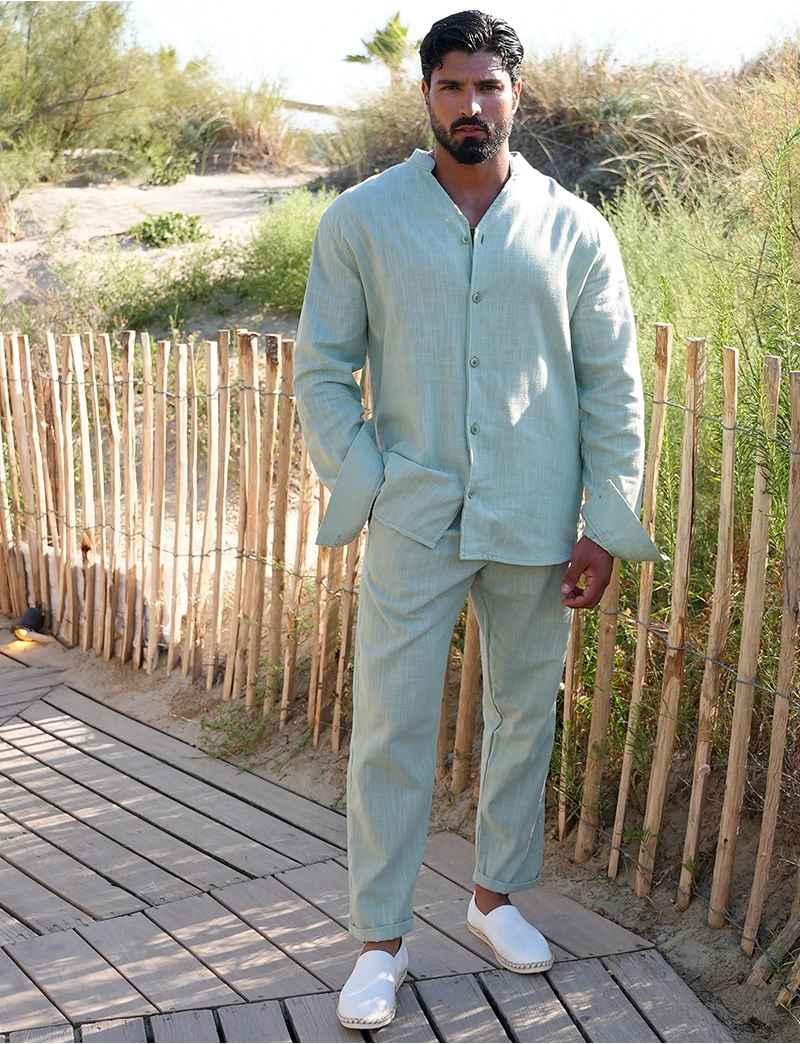 Theo Men's Linen Co-Ord Set – view 3