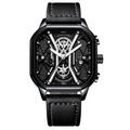 Regal Elegance Men's Leather Strap Watch – Belgravia Wear