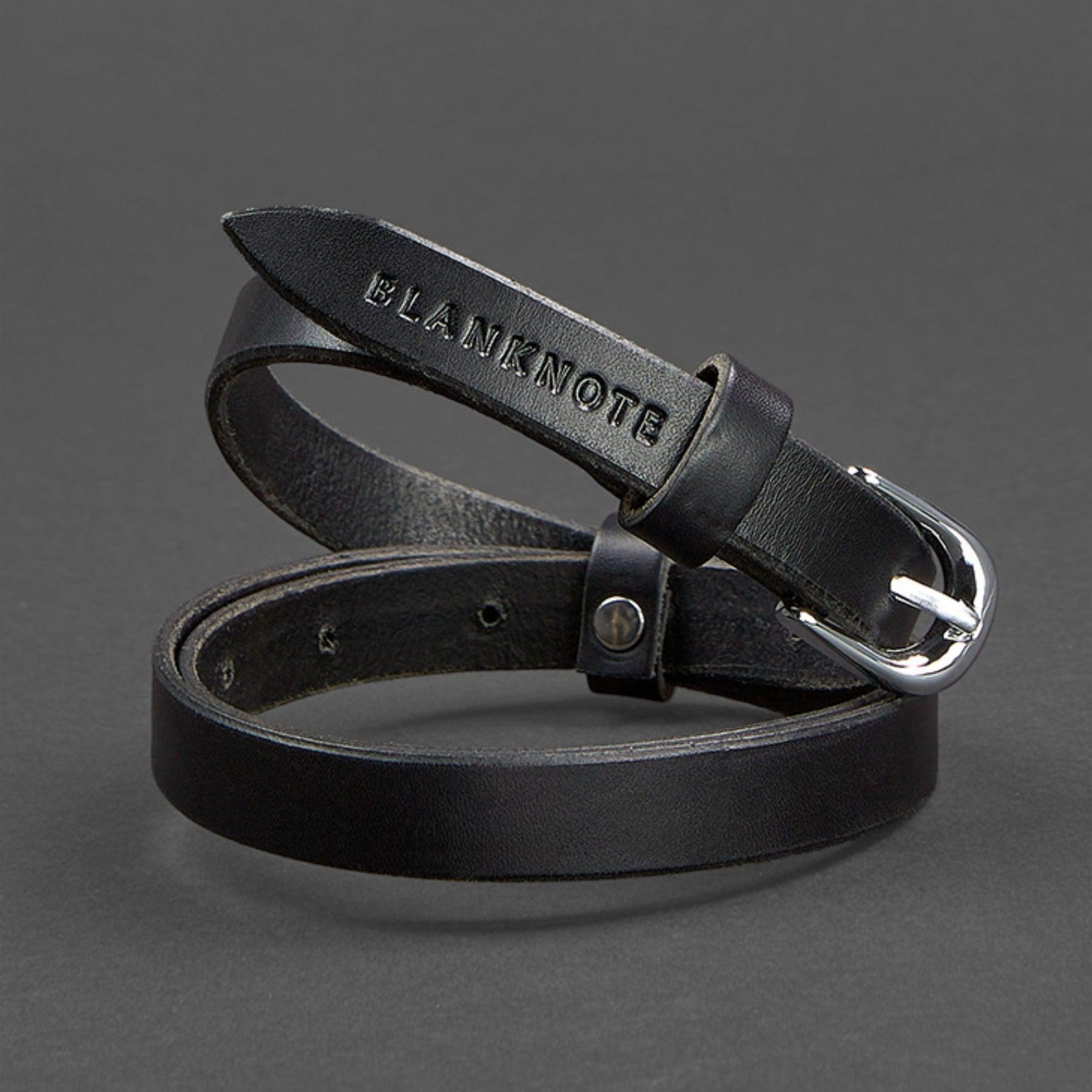 Handmade Narrow Leather Belt – view 4