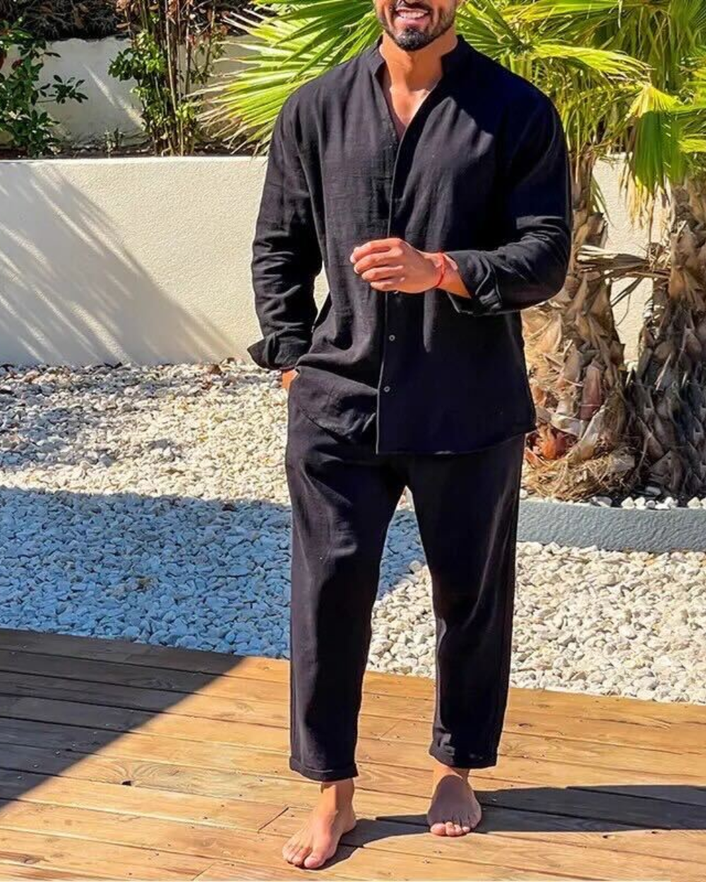Theo Men's Linen Co-Ord Set – view 2