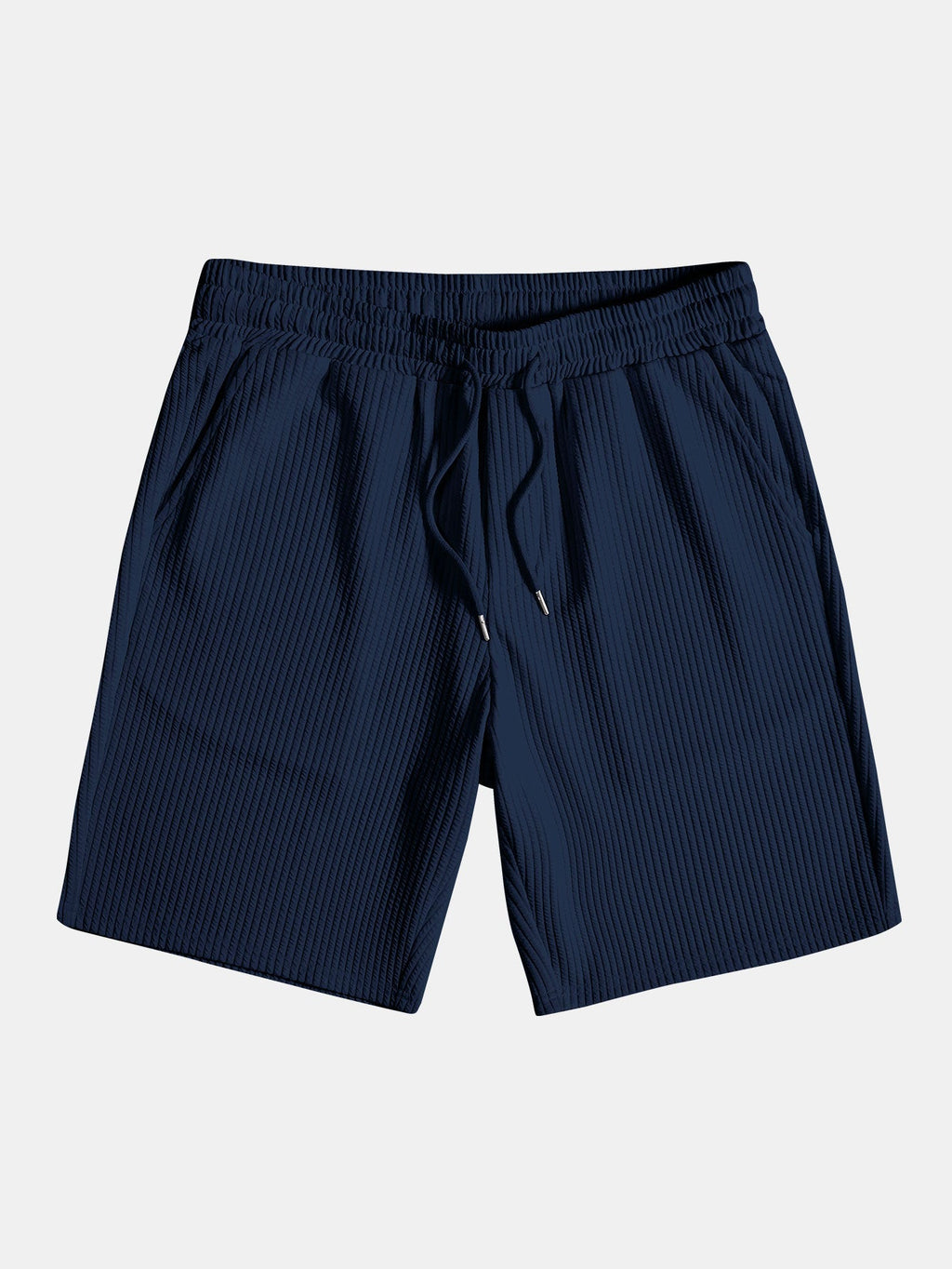 Men's Textured V-Neck Polo & Shorts Set – view 22