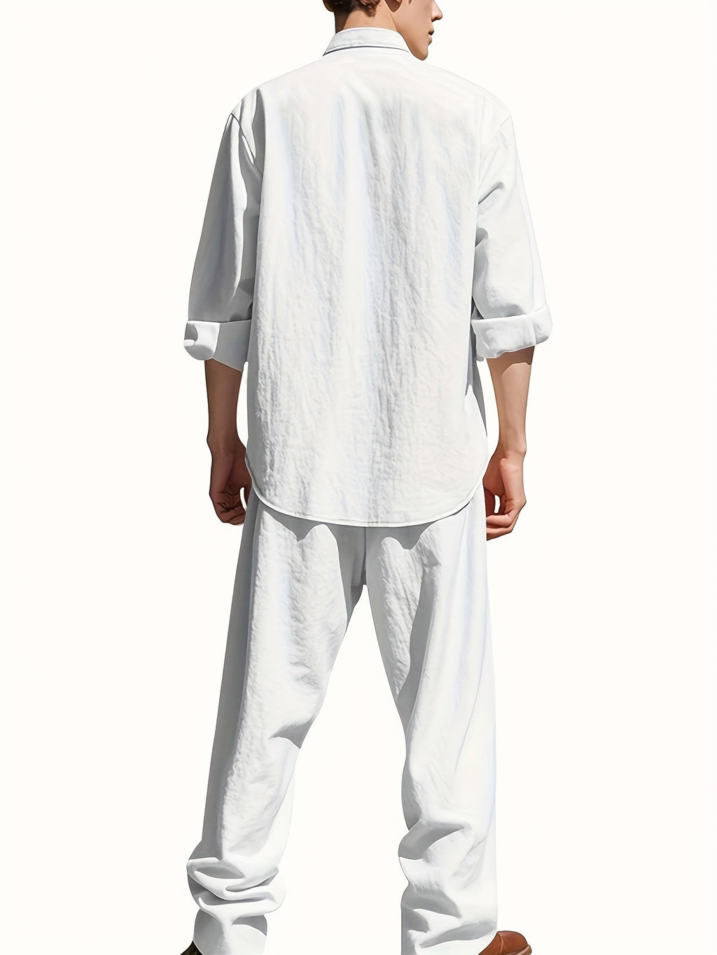 Owen Men's Casual Linen Set – view 4