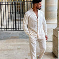 Theo Men's Linen Co-Ord Set – Belgravia Wear