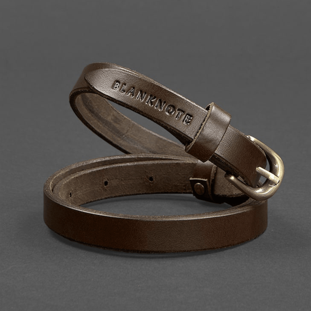 Handmade Narrow Leather Belt – Belgravia Wear