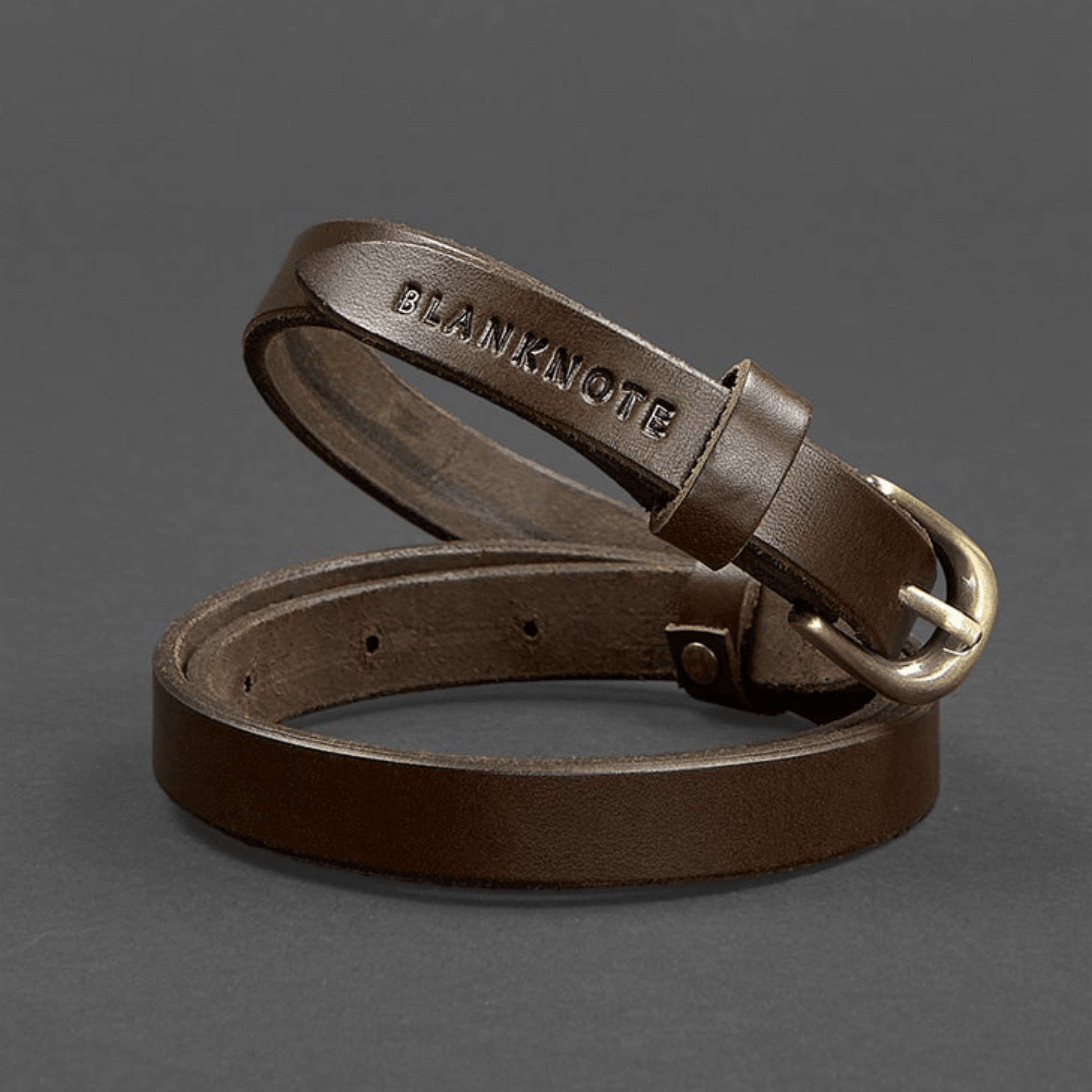 Handmade Narrow Leather Belt – Belgravia Wear