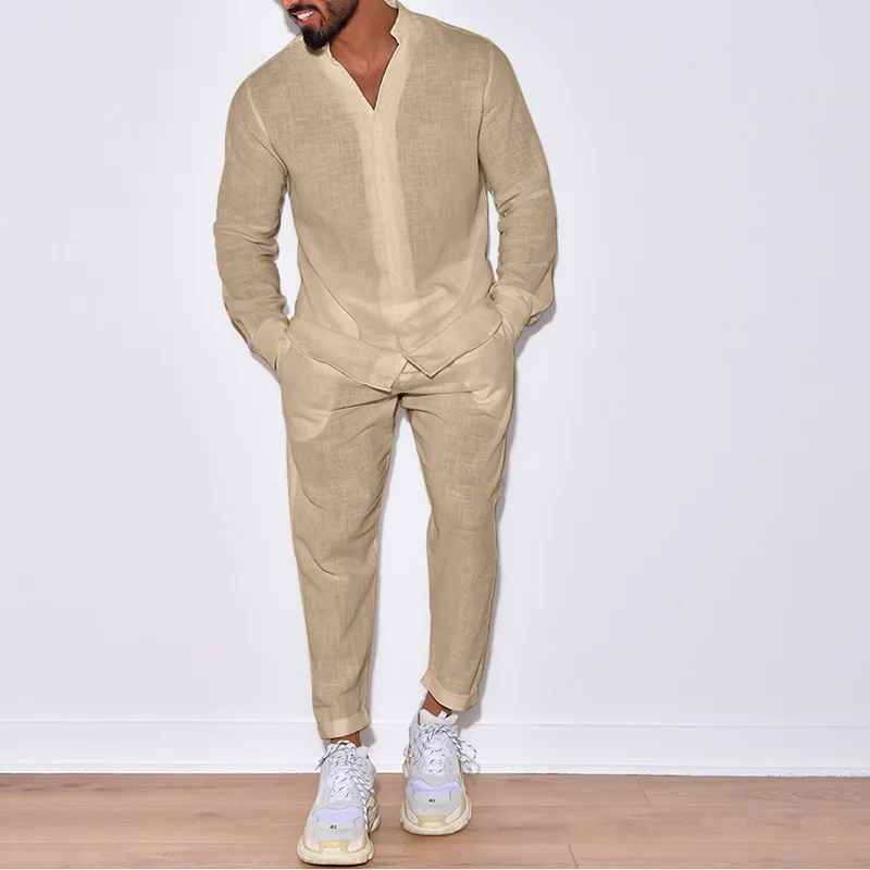 Theo Men's Linen Co-Ord Set – view 8