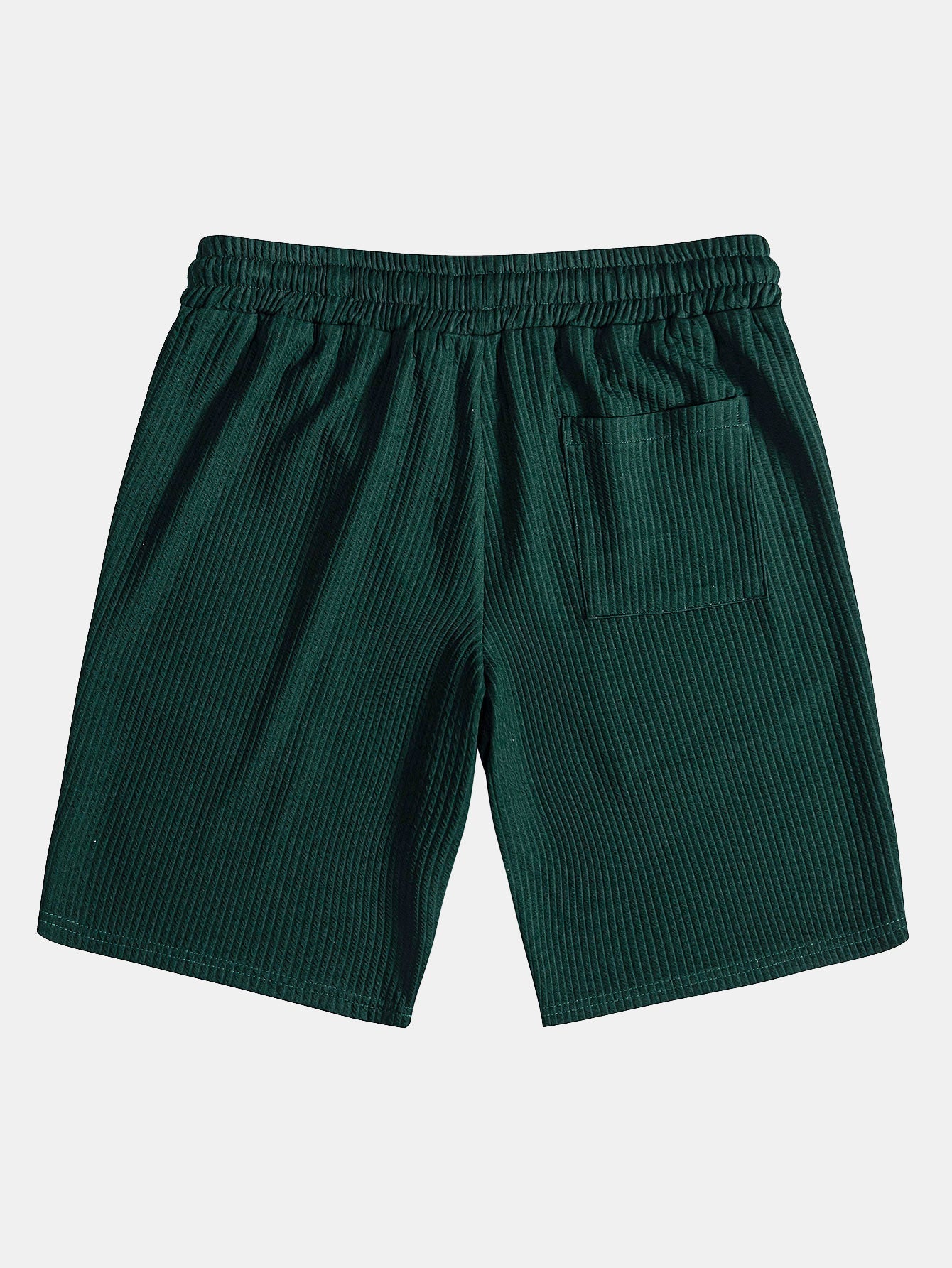 Men's Textured V-Neck Polo & Shorts Set – view 20