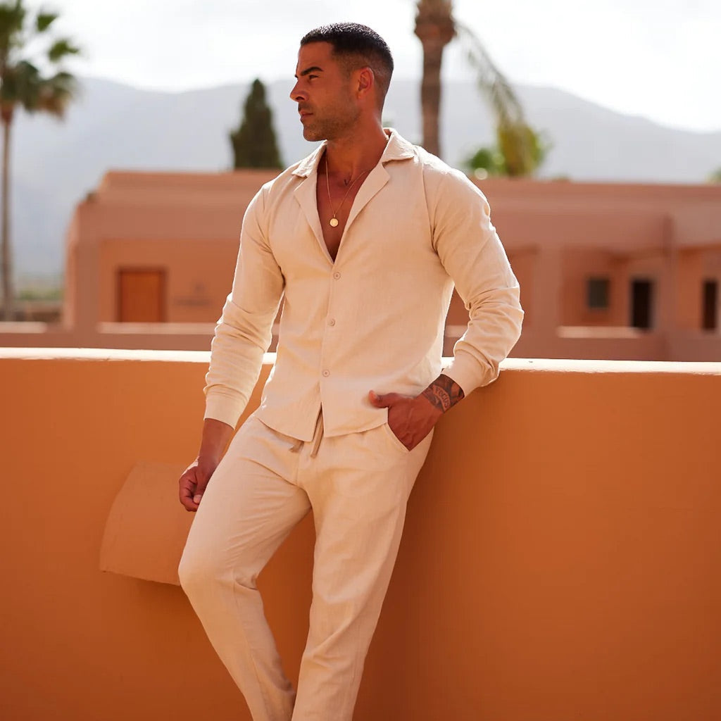 Capri Men's Linen Signature Set – view 7