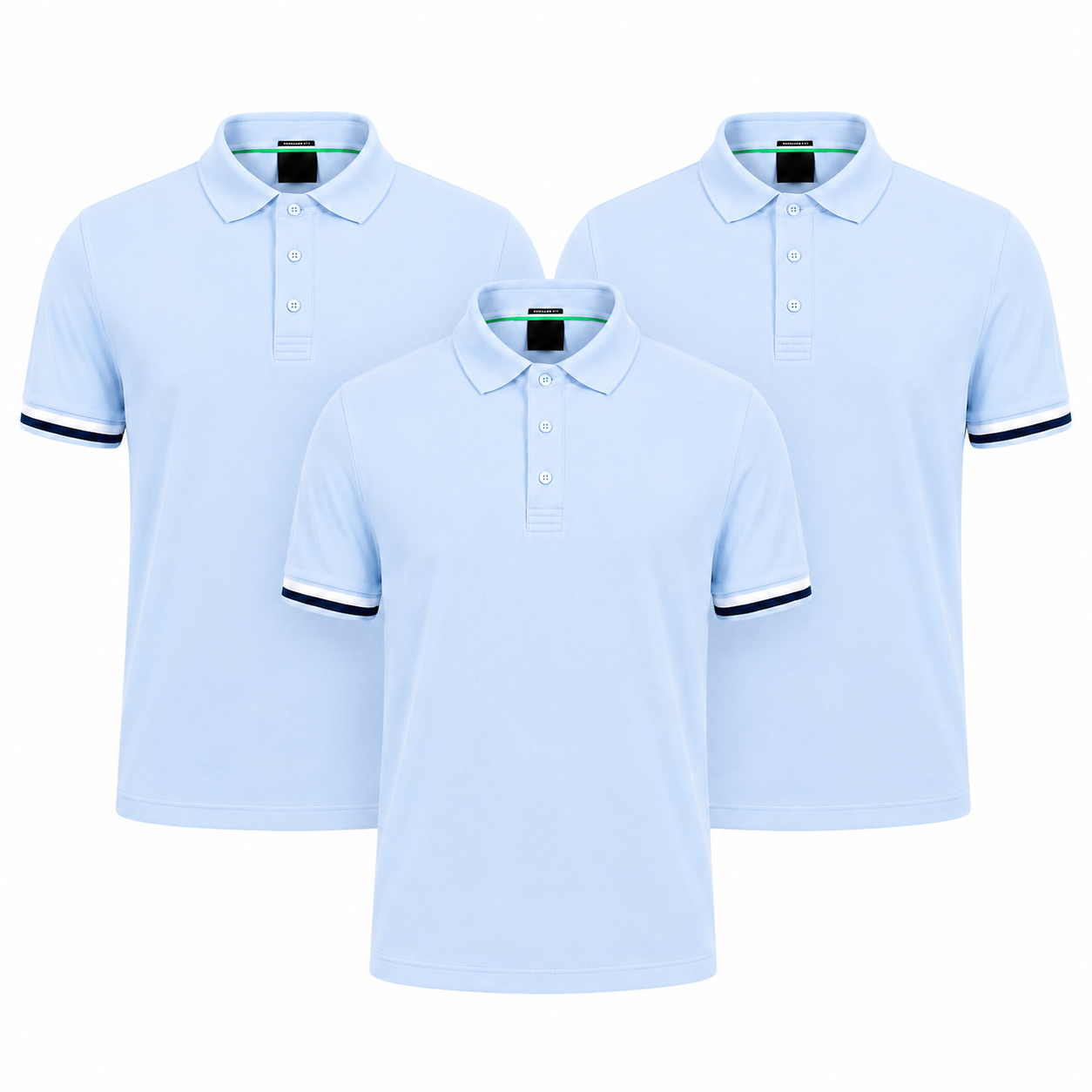 3er-Pack klassische Poloshirts – Ansicht 11