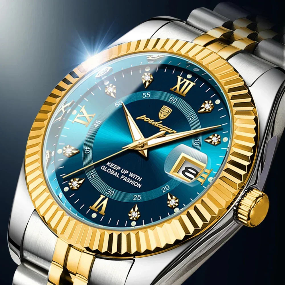 GoldenStar Men's 40mm Water-Resistant Steel Watch – view 4