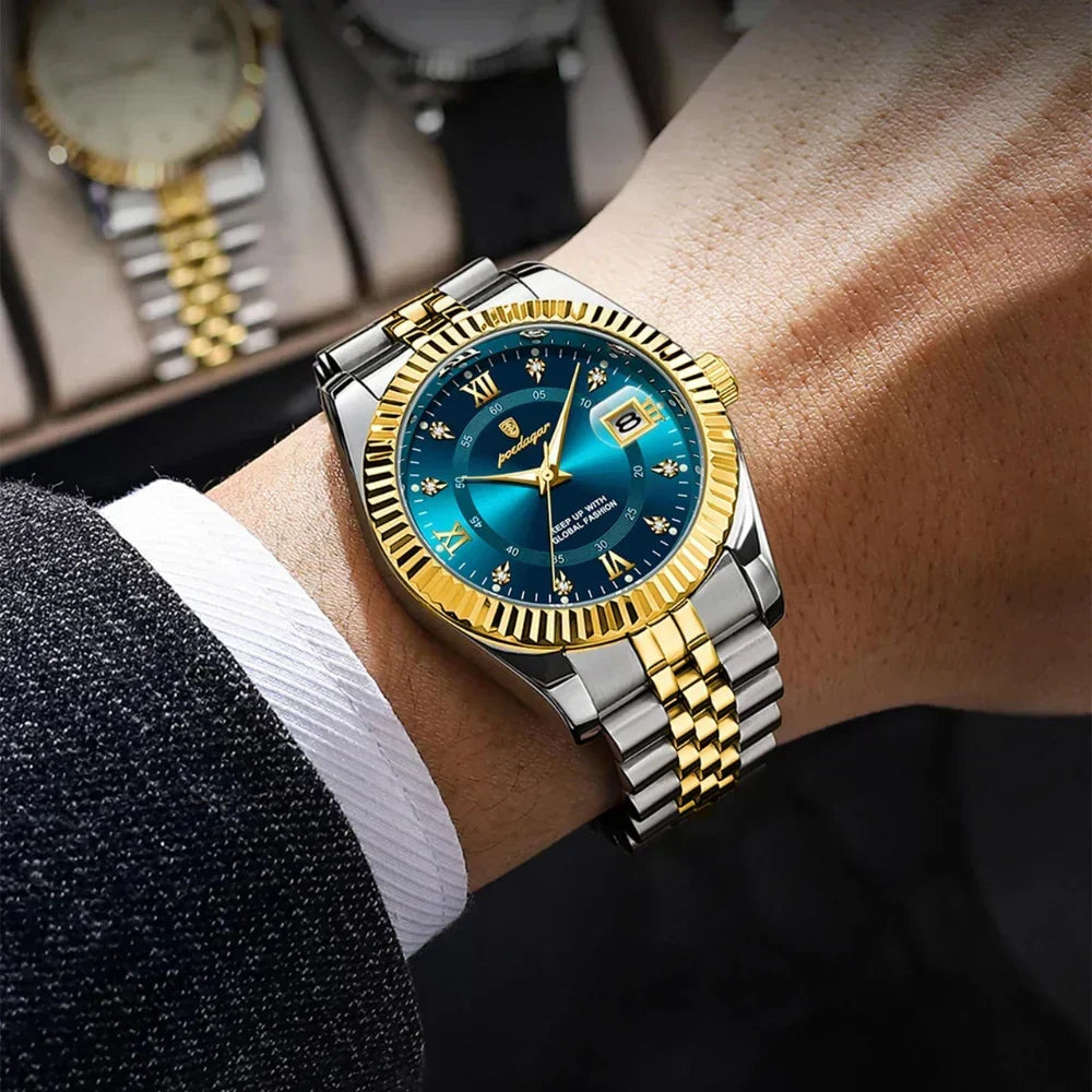 GoldenStar Men's 40mm Water-Resistant Steel Watch – view 6