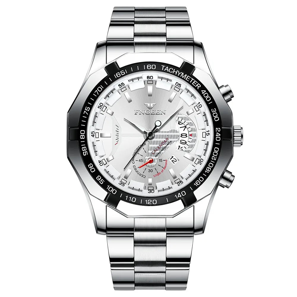 Engeen Men's Automatic Steel Watch – view 3