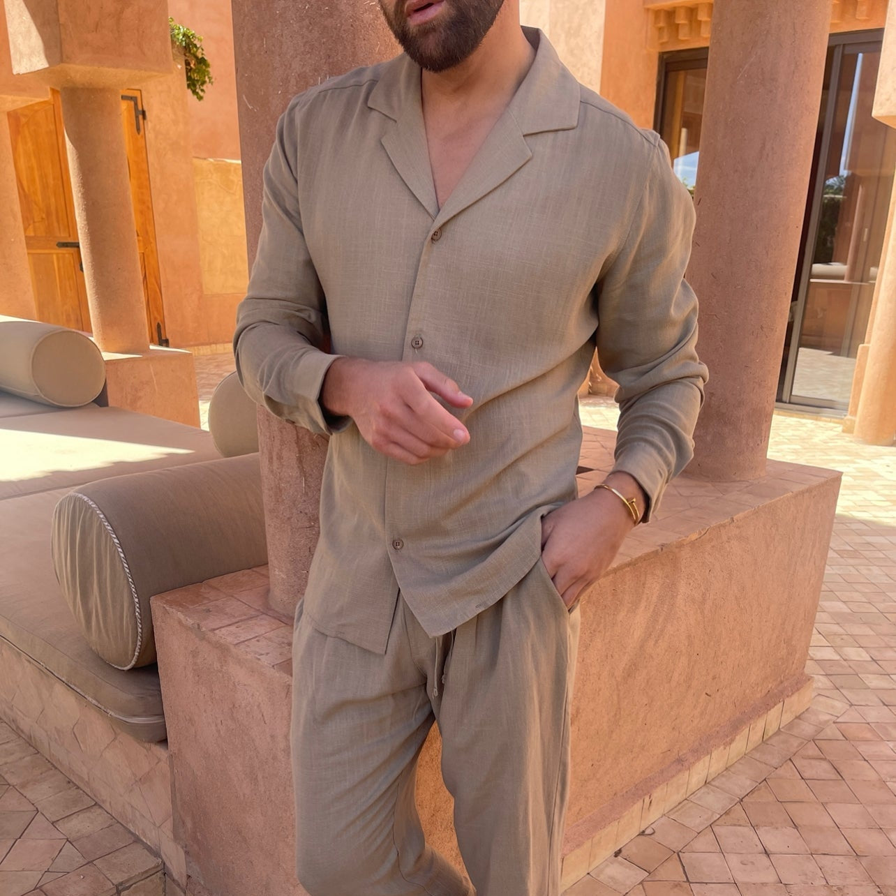 Capri Men's Linen Signature Set – Belgravia Wear