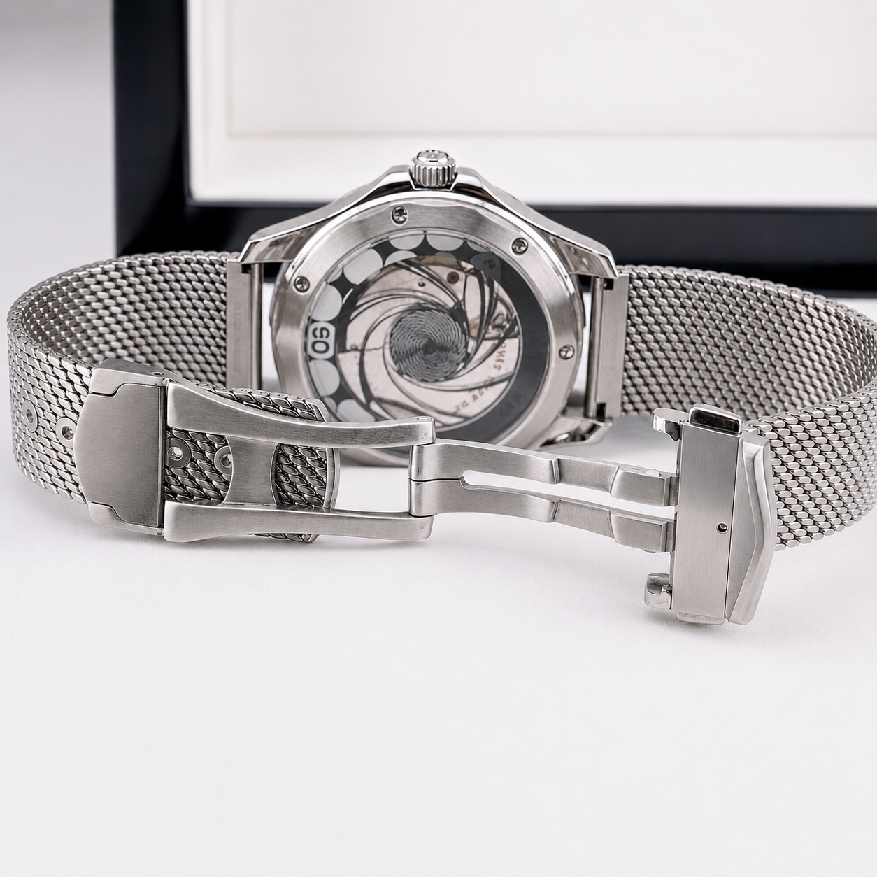 Men's Midnight Blue Steel Diver Watch 300M 42mm – view 2