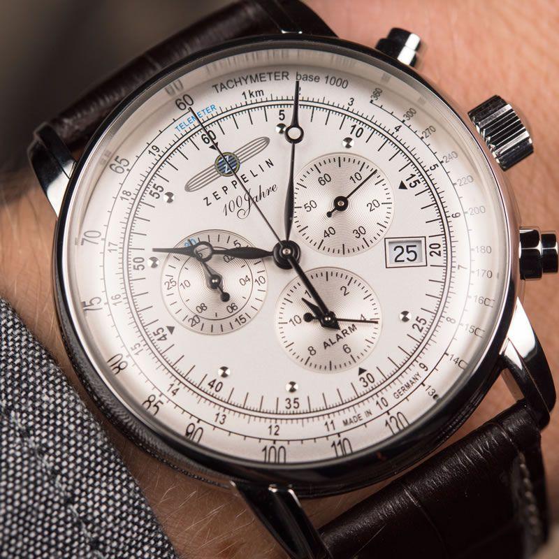 Men's 100 Years Leather Strap Watch – view 7