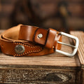 Men's Handcrafted Leather Western Belt – Belgravia Wear