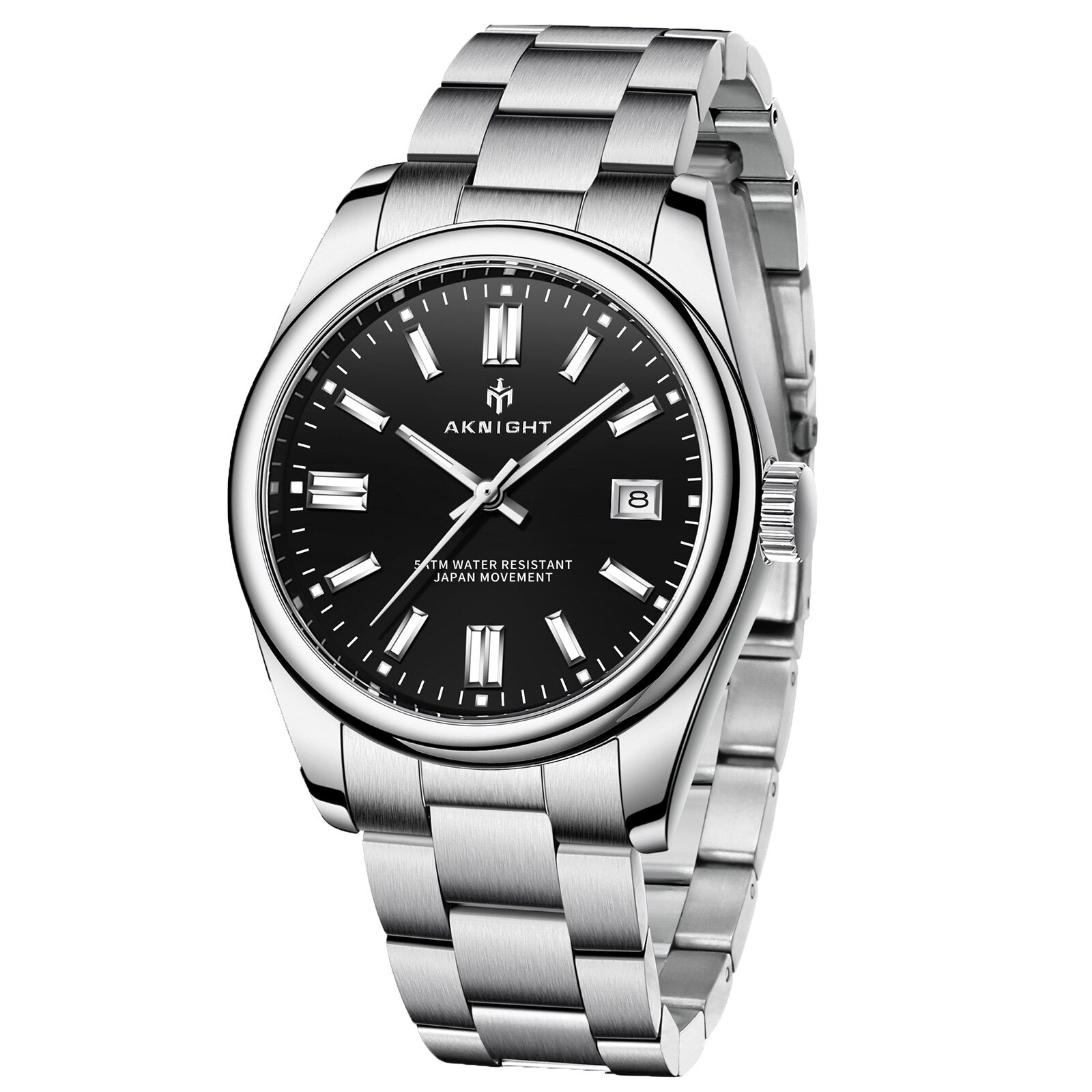 Men's Luminous Quartz Steel Watch – view 2