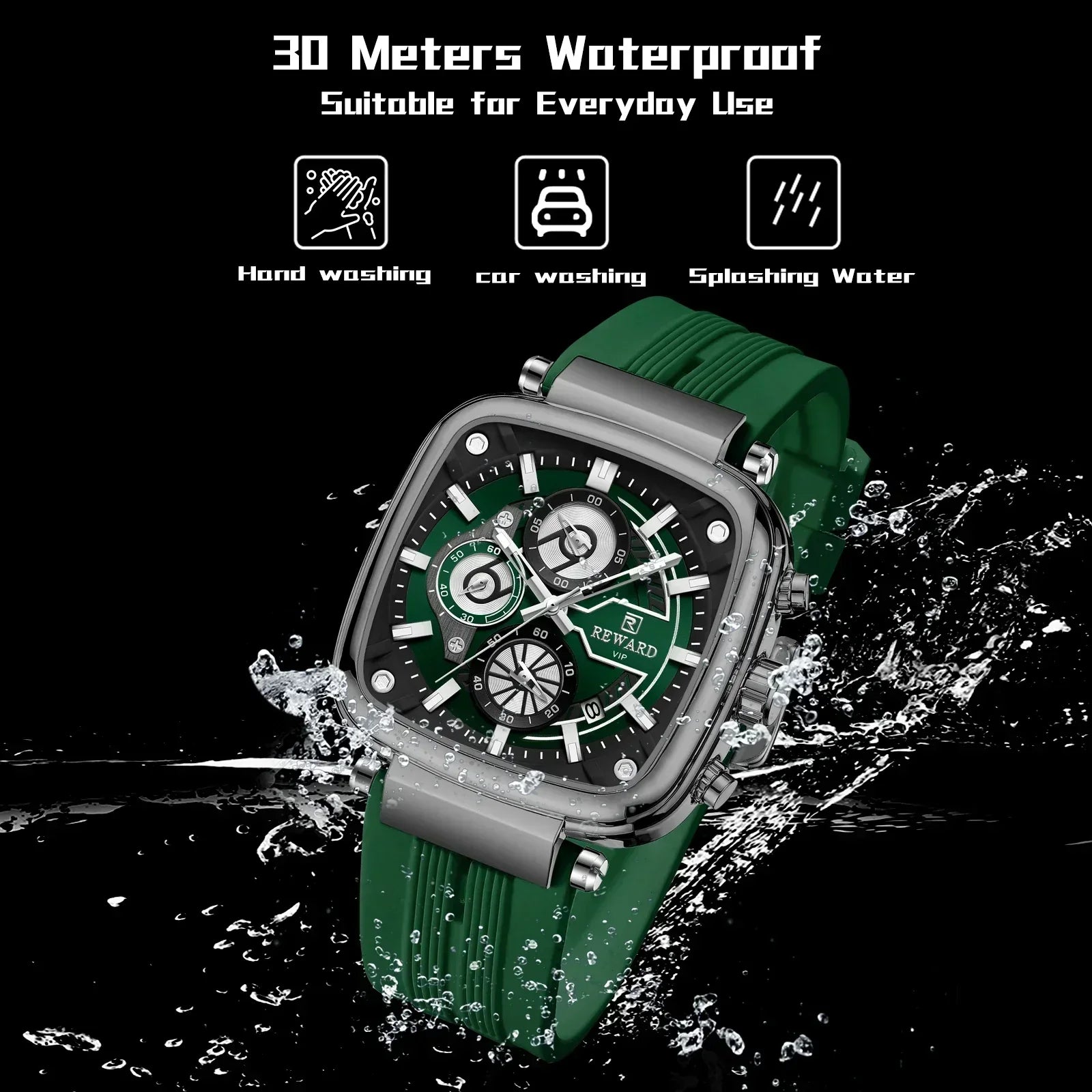 Men's 44mm Sports Chronograph Watch – view 4
