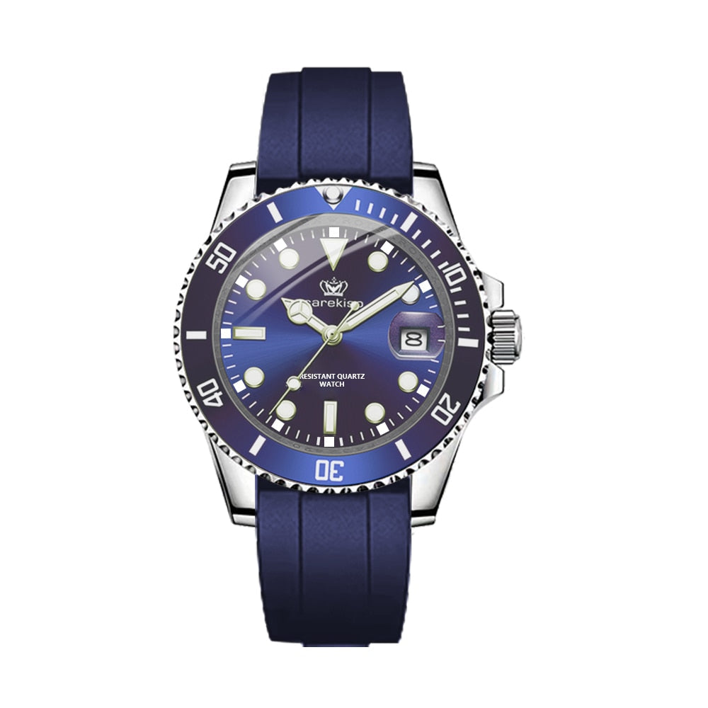Men's Subdate Sport Leather Strap Watch – view 2