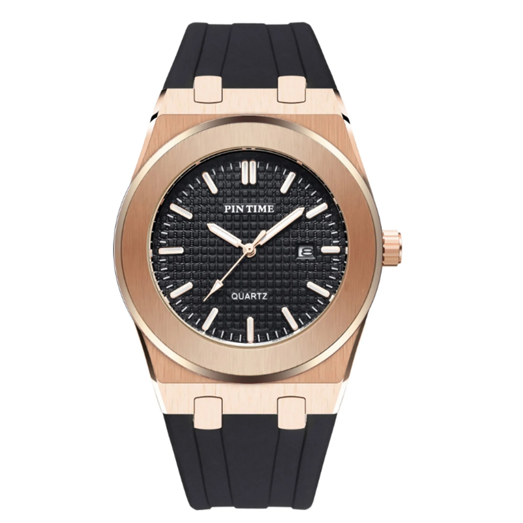 Men's Luminous Silicone Strap Watch – view 2