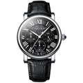 Executive Classic Men's Automatic Leather Strap Watch – view 2