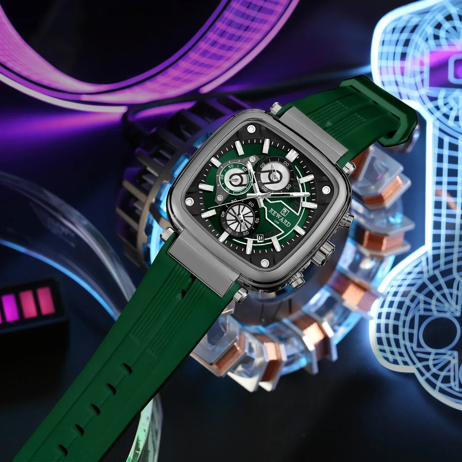 Men's 44mm Sports Chronograph Watch – view 5