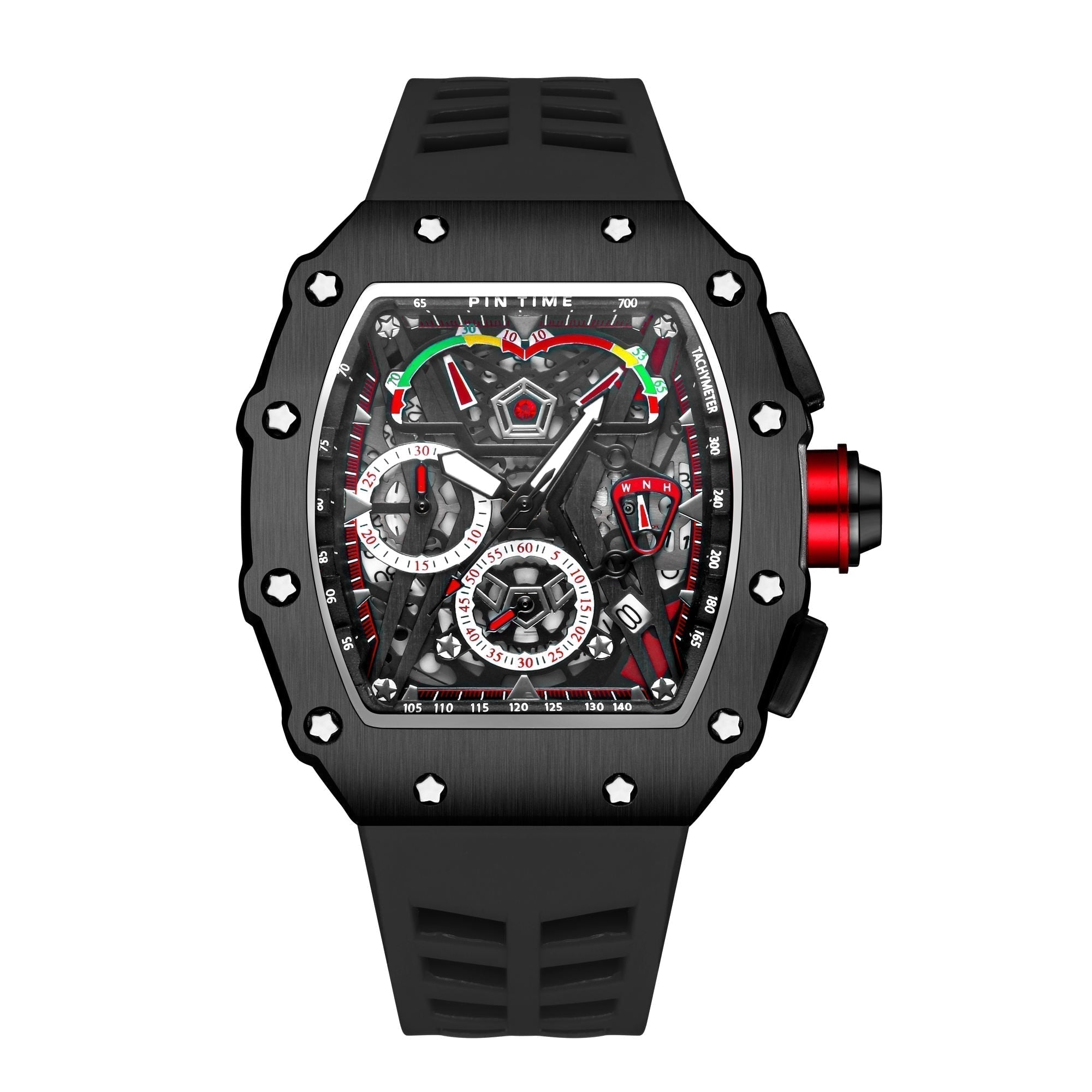 Men's 42mm Silicone Strap Sports Watch – Belgravia Wear
