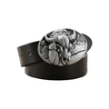 Men's Black Full-Grain Leather Cowboy Belt – Belgravia Wear