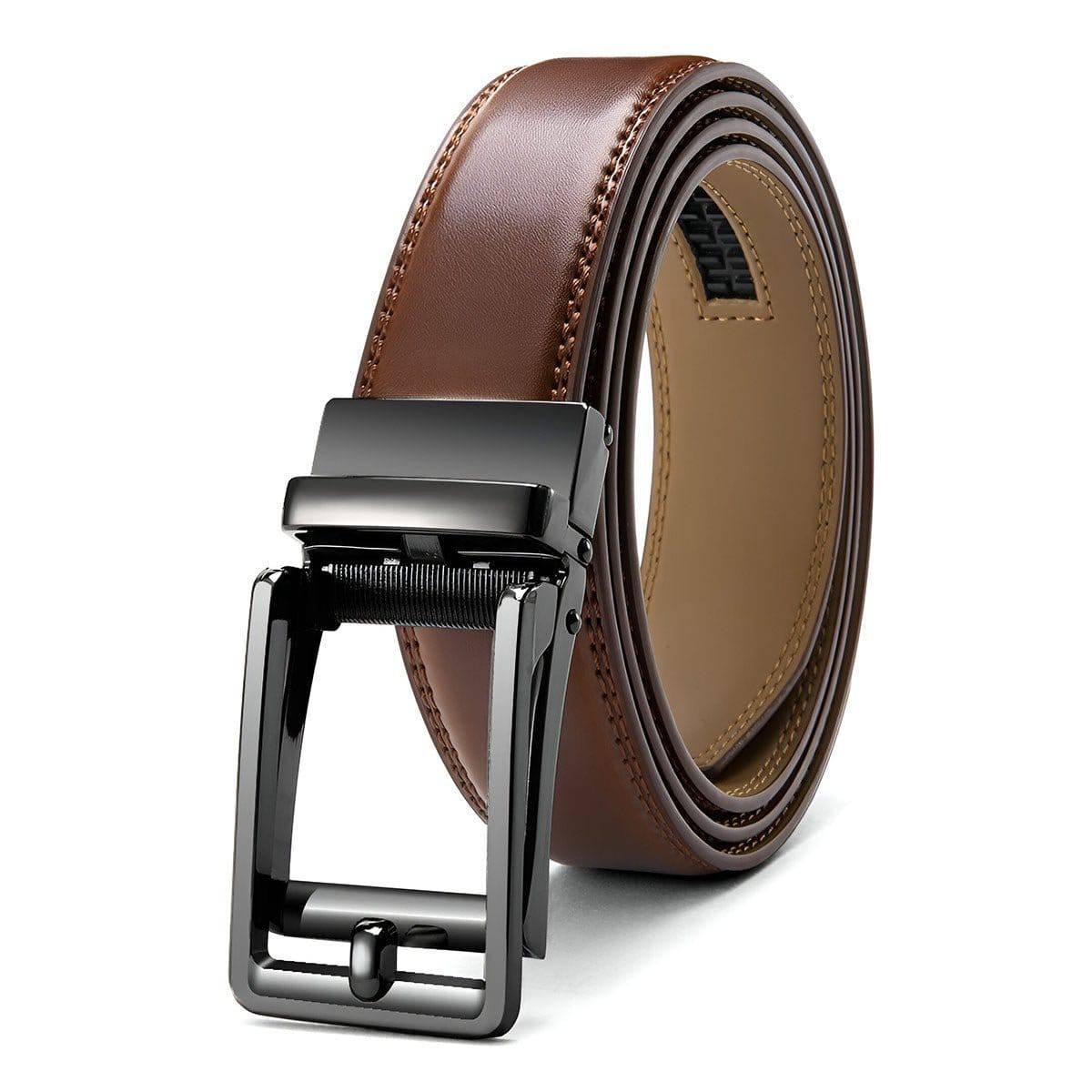 Winston Men's Automatic Buckle Leather Belt – view 2