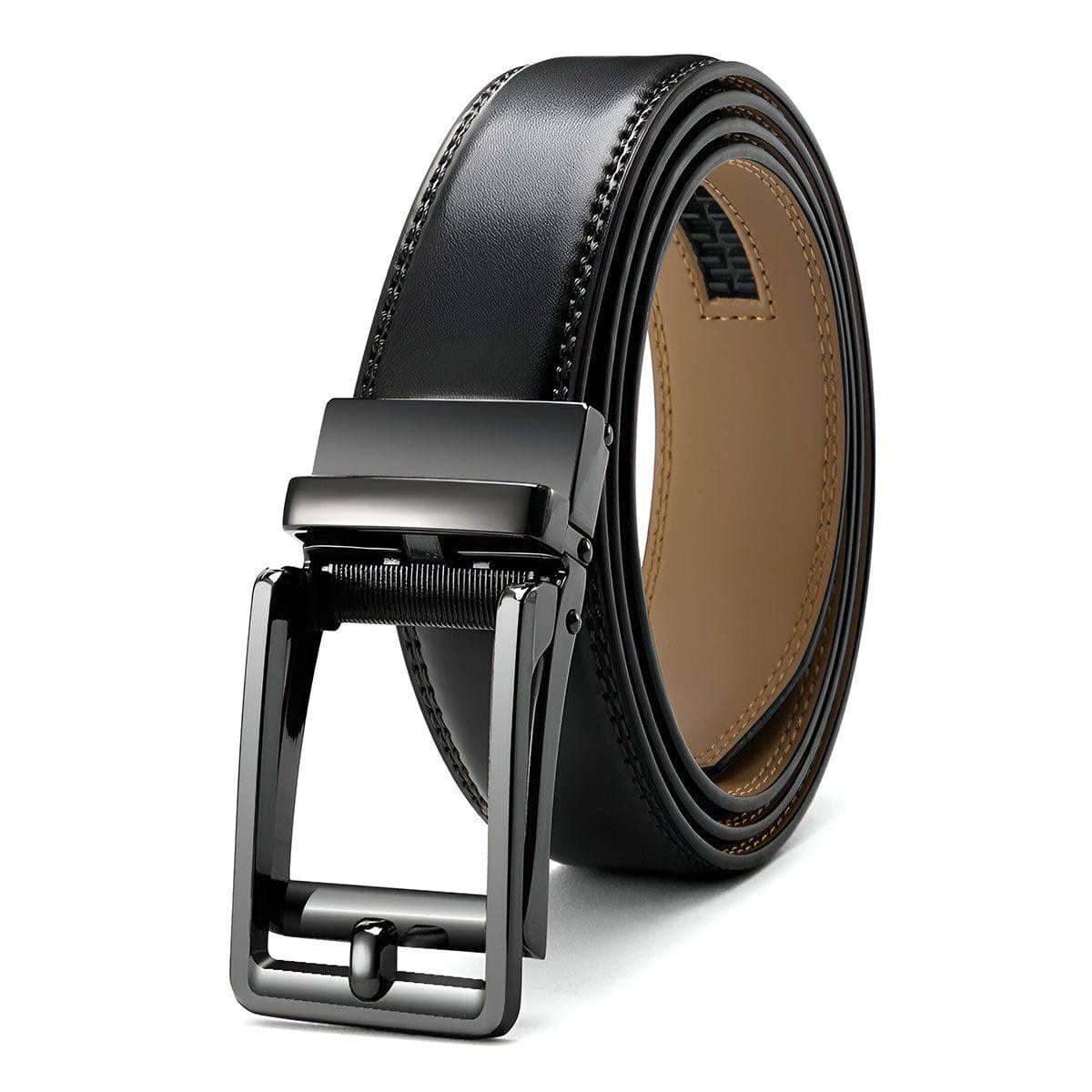 Winston Men's Automatic Buckle Leather Belt – view 3