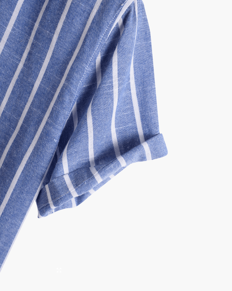 Bari Men's Organic Cotton Sailor Polo Shirt – view 3