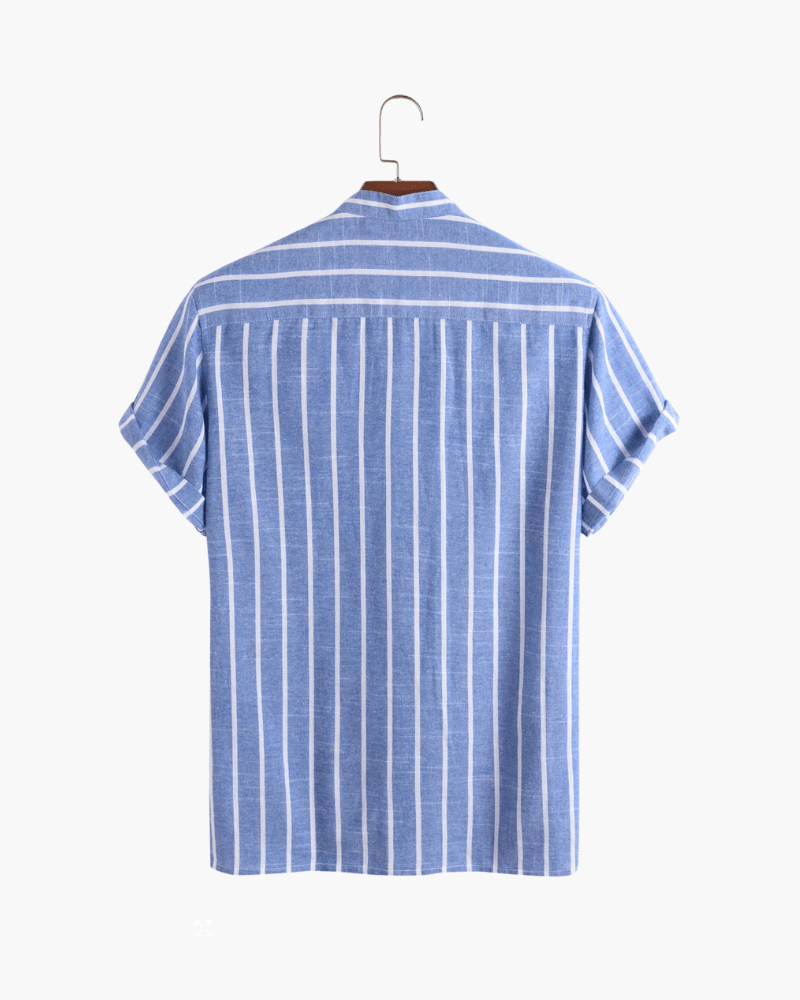 Bari Men's Organic Cotton Sailor Polo Shirt – view 4
