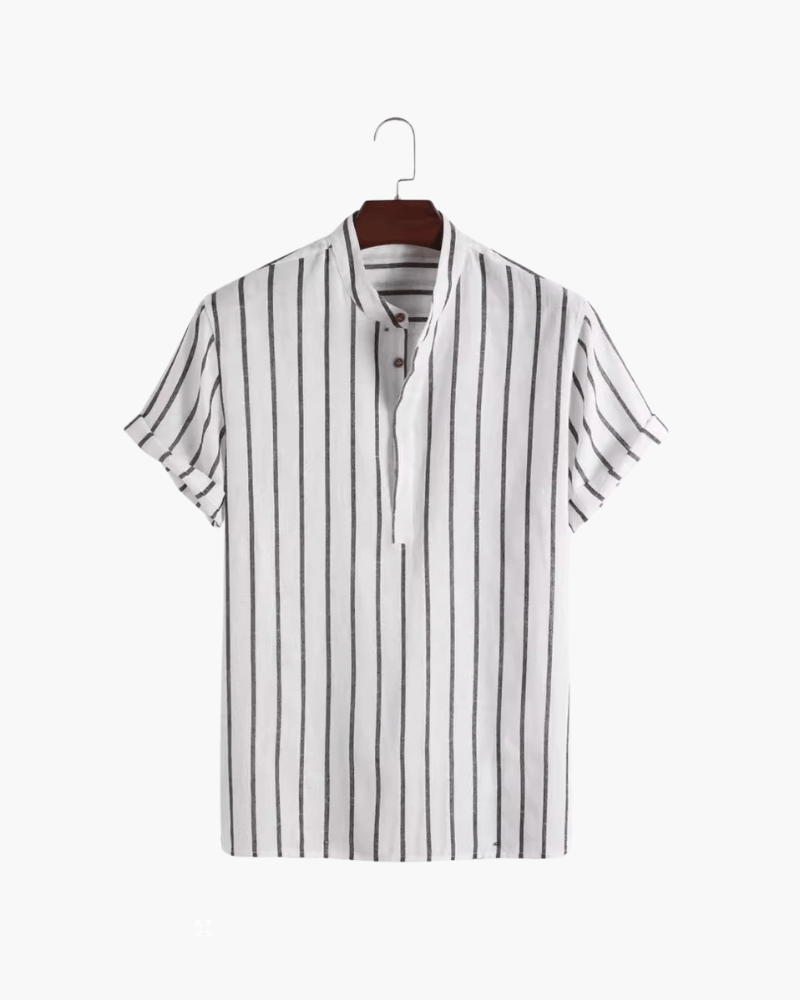 Bari Men's Organic Cotton Sailor Polo Shirt – view 5