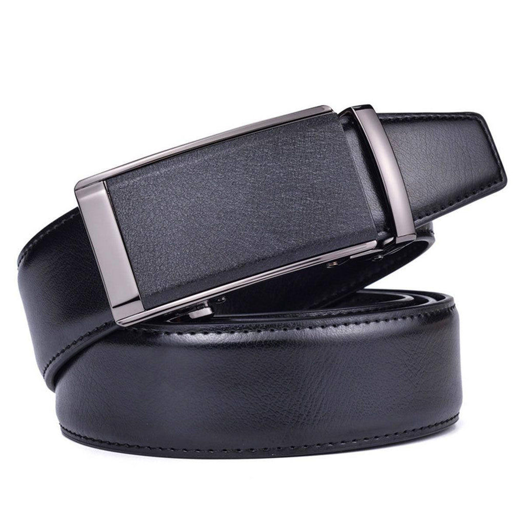 Camaro Men's Black Leather Suit Belt – view 4