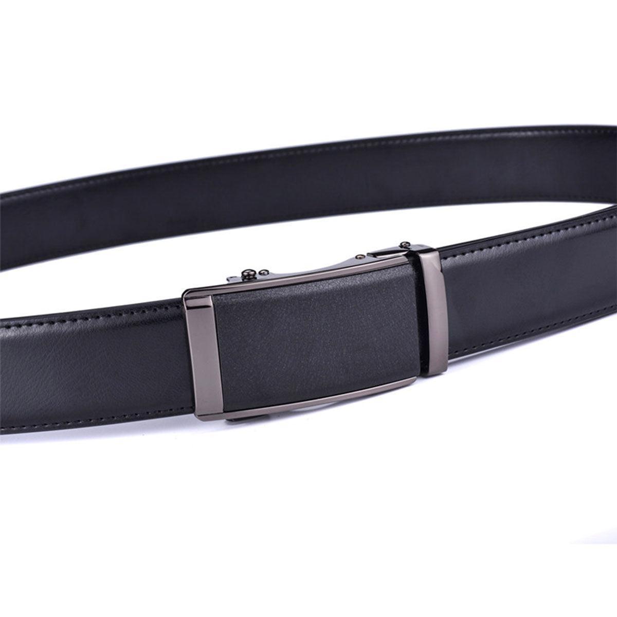 Camaro Men's Black Leather Suit Belt – view 5