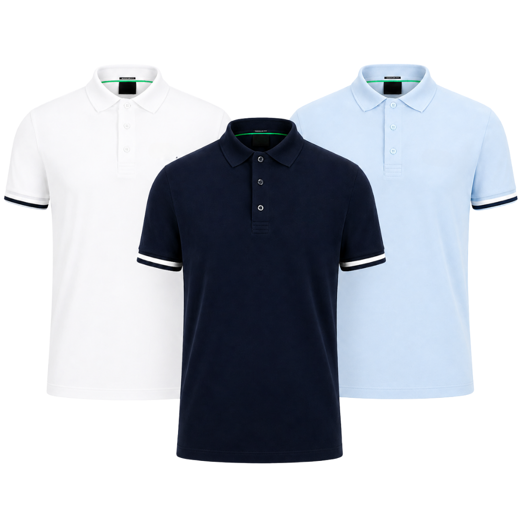 Men's All-Occasion Polo Shirts 3-Pack – view 5