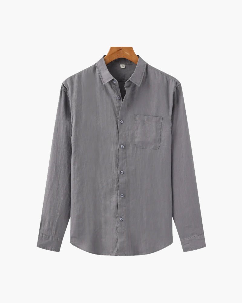 Cape Town Men's 100% Linen Shirt – view 18