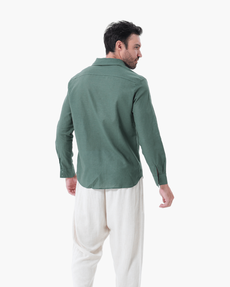 Cape Town Men's 100% Linen Shirt – view 11