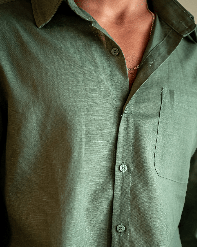 Cape Town Men's 100% Linen Shirt – view 9