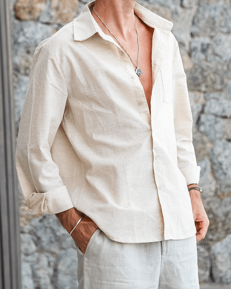 Cape Town Men's 100% Linen Shirt – view 2