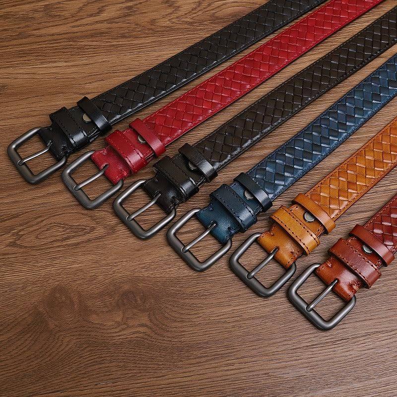 Anatol Men's Braided Leather Belt – view 7