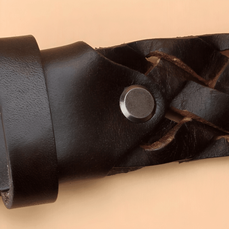 Masui Men's Braided Leather Belt – view 11