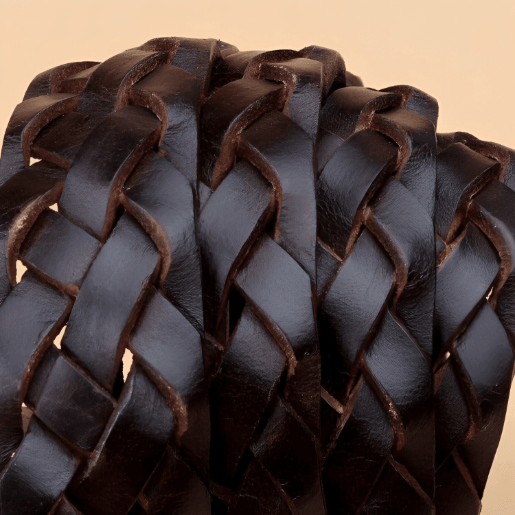 Masui Men's Braided Leather Belt – view 12