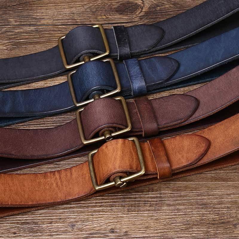 Strumiana Men's Full-Grain Leather Belt – view 6