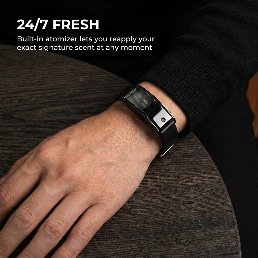 KORIJ® Noir Aura Cologne Bracelet – view 3