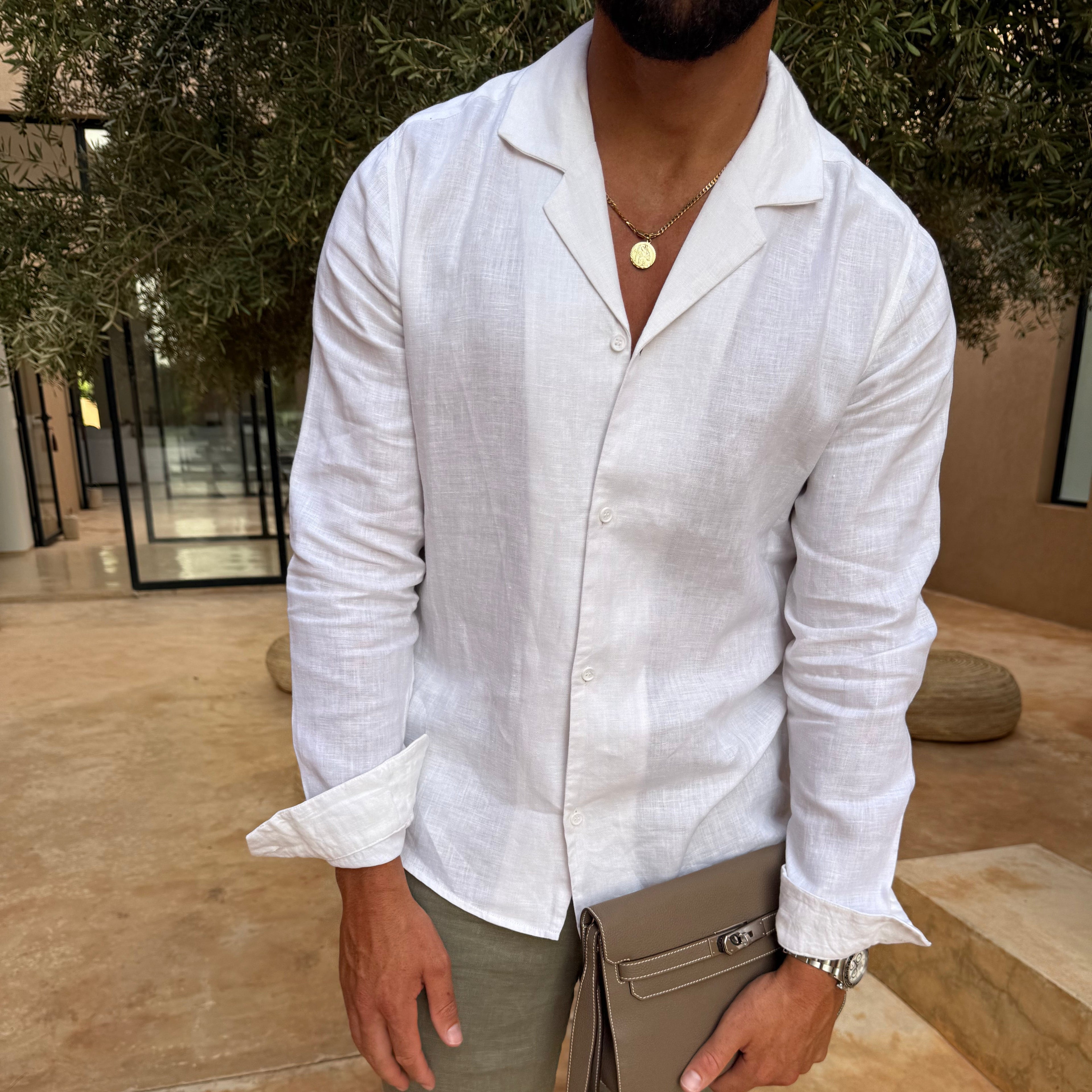 Capri Men's Linen Shirt – view 4